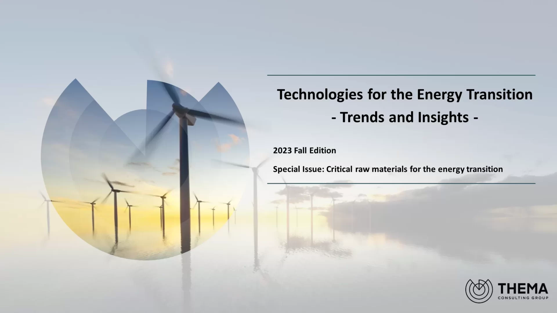 THEMAs Technologies for the Energy Transition – Trends & Insights
